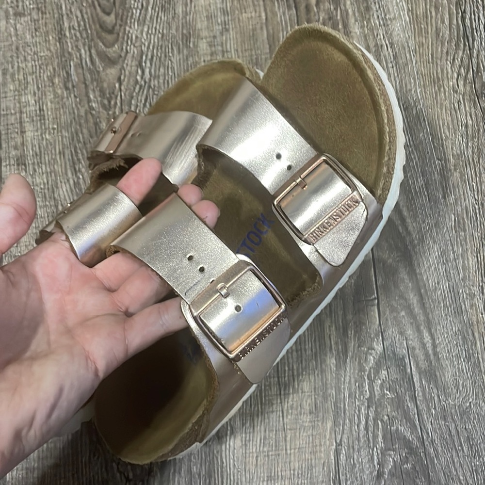 Metallic Birkenstock 37